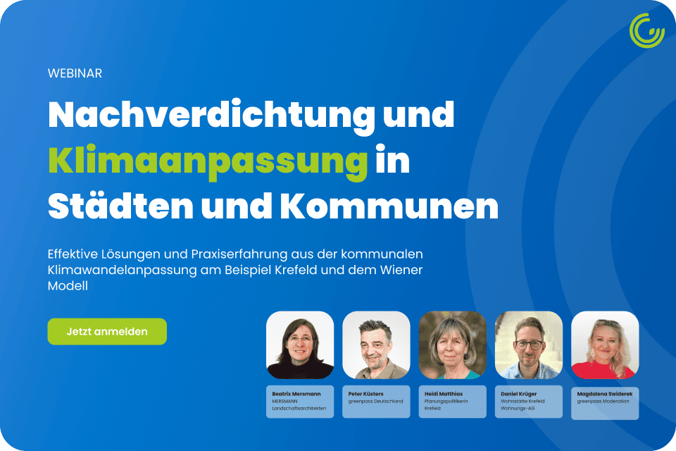 Nachverdichtung und Klimaanpassung in Städten und Kommunen